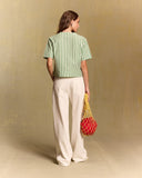 GABARDINE STRAIGHT-LEG TROUSER
