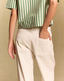 GABARDINE STRAIGHT-LEG TROUSER