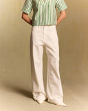 GABARDINE STRAIGHT-LEG TROUSER