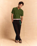 OPEN-WEAVE LINEN TROUSER