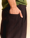 OPEN-WEAVE LINEN TROUSER