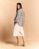 POPLIN SHIRT WITH WIDE CUFFS