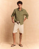 REGULAR-FIT LINEN SHIRT