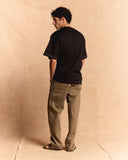 CONTRAST-STITCH T-SHIRT