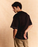 CONTRAST-STITCH T-SHIRT