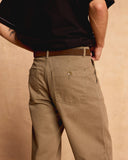 GABARDINE STRAIGHT-LEG TROUSER