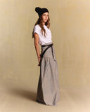 ASYMMETRIC POPLIN SKIRT