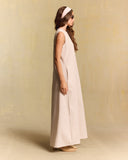 SLEEVELESS LINEN MAXI DRESS