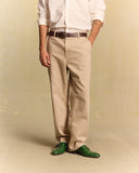 GABARDINE STRAIGHT-LEG TROUSER