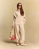 PUFF-SLEEVE LINEN SHIRT
