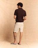 TRICOT OPEN-COLLAR POLO